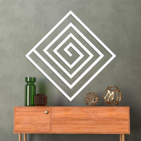 Dřevěná geometrická dekorace - WOORTLE