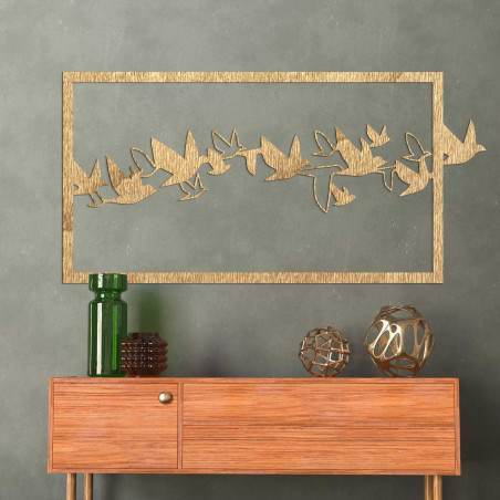 Malování ptáků na zeď - ORRO