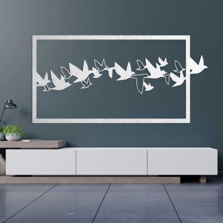 Malování ptáků na zeď - ORRO