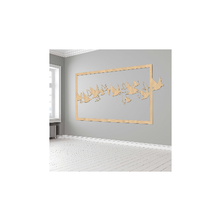 Malování ptáků na zeď - ORRO