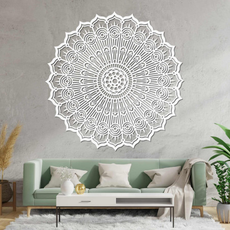 Dřevěná nástěnná dekorace mandala Dřevěná nástěnná dekorace mandala