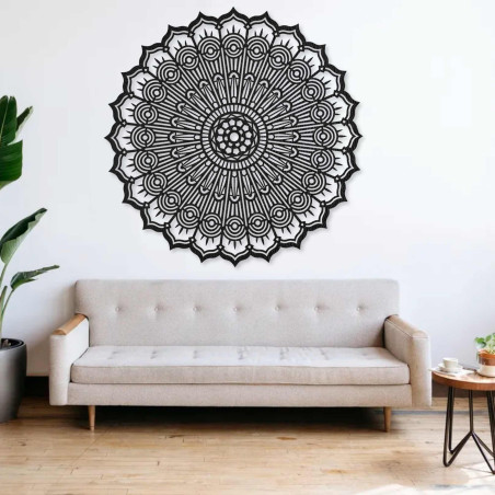 Dřevěná nástěnná dekorace mandala Dřevěná nástěnná dekorace mandala