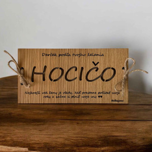 Dřevěná obálka na peníze - leccos 20 x 10 cm 2