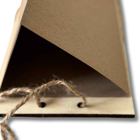 Dřevěná obálka na peníze - leccos 20 x 10 cm