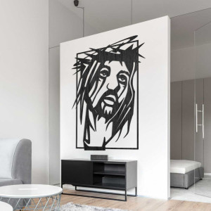 Dekorace ze dřeva Ježíš Kristus - FEIGHTO 2