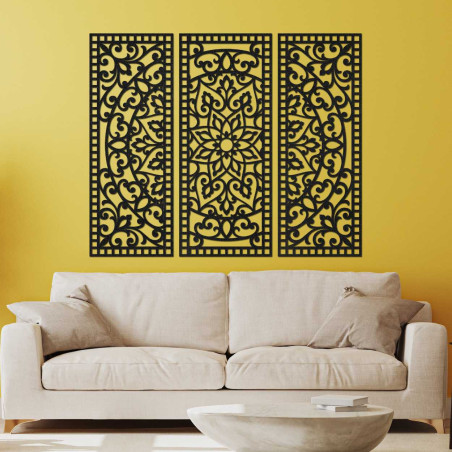 Třídílné provedení spojuje tradiční vzory s moderní precizností.