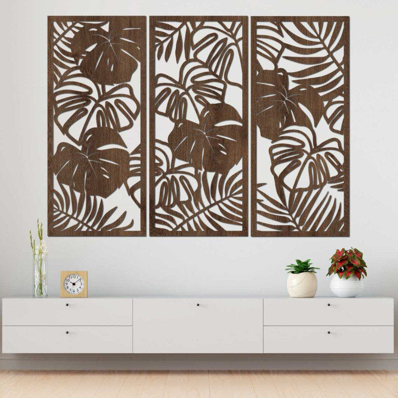 Tropické listy monstera a papraď - LIBOGA