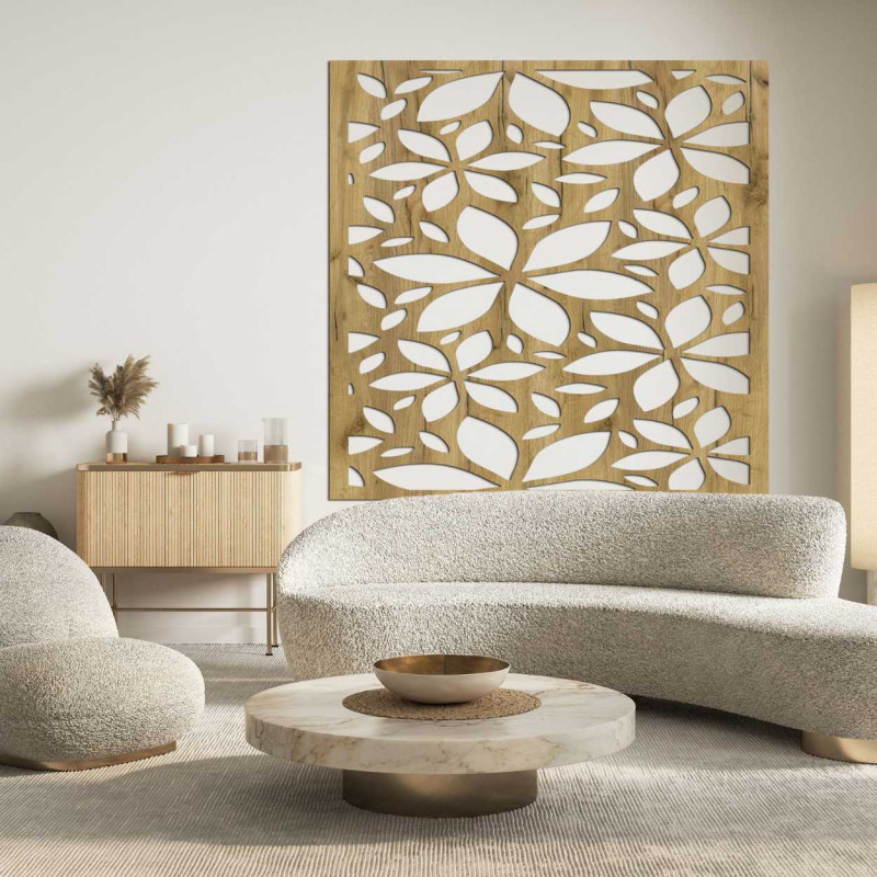 Dřevěný květinový čtverec - BOTANICA