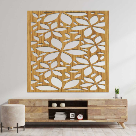 Dřevěný květinový čtverec - BOTANICA