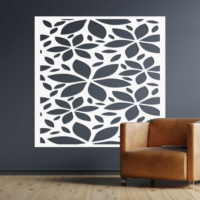 Dřevěný květinový čtverec - BOTANICA