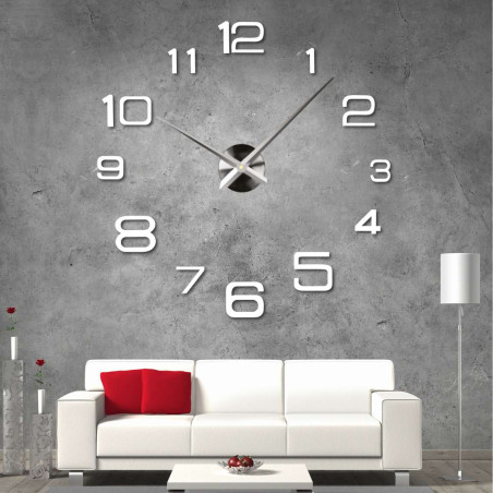 Hodiny s nálepkou na stěně DIY Hodiny s nálepkou na stěně DIY