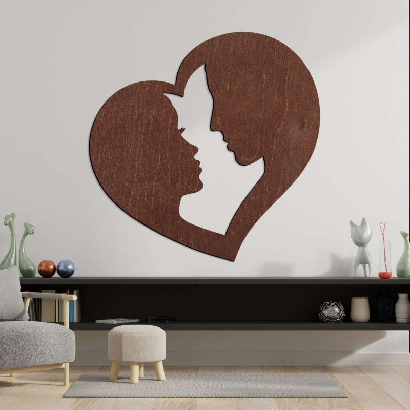 barevný obraz na zeď