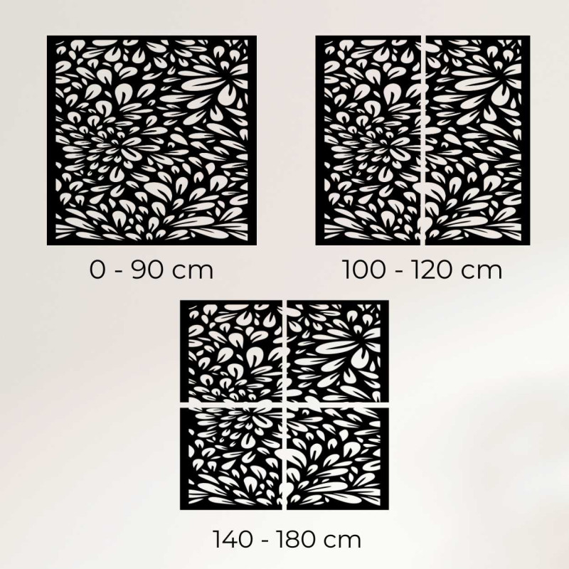 Ručně zpracovaná dřevěná dekorace s moderním designem.