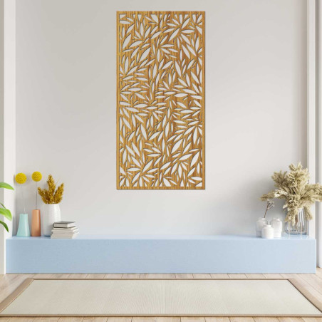 Elegantní přírodní dekorace s listovými výřezy Elegantní přírodní dekorace s listovými výřezy