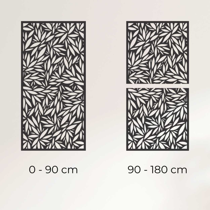 Dekorační panel s rostlinným motivem - JERSER