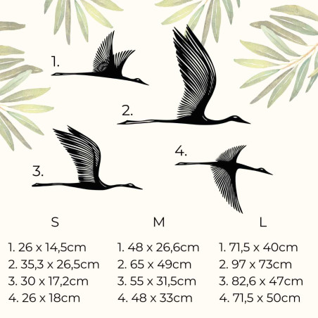 Nástěnná dřevěná dekorace ptáci - KLOHA