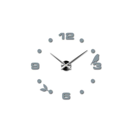 Zrcadlové moderní hodiny na zeď nalepovací - DIYPAJPA