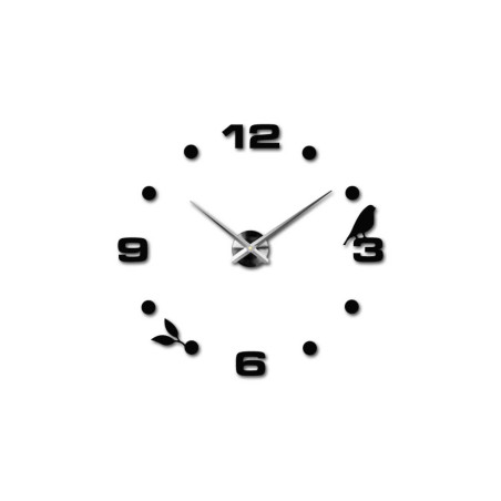 Zrcadlové moderní hodiny na zeď nalepovací - DIYPAJPA