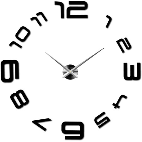 Minimalistické nástěnné hodiny s přehledným uspořádáním číslic a hladkým designem. Minimalistické nástěnné hodiny s přehledným uspořádáním číslic a hladkým designem.