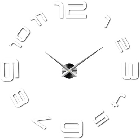 3D nástěnné nalepovací hodiny - ARES