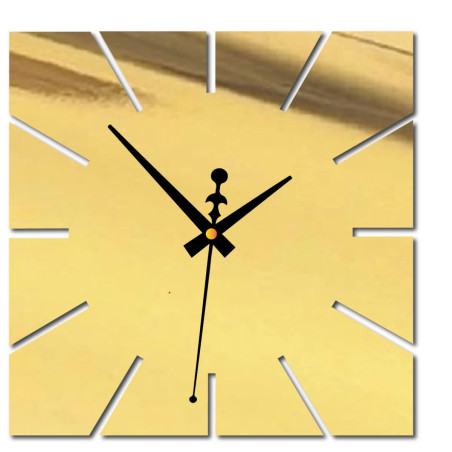 Elegantní hodiny z plexiskla se štíhlými bílými ručičkami Elegantní hodiny z plexiskla se štíhlými bílými ručičkami