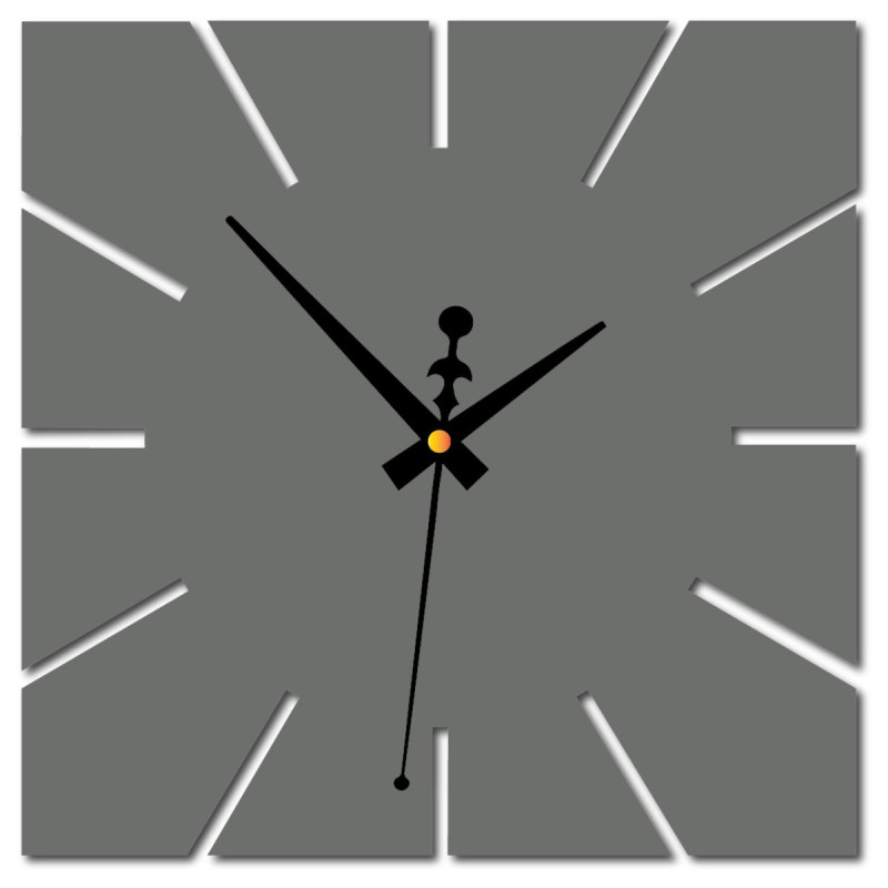 Nástěnné hodiny minimalistický čtvercový design...