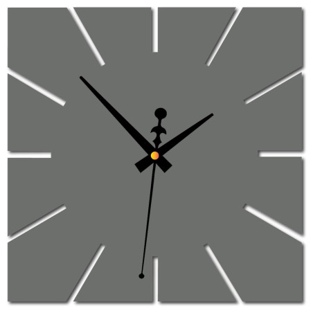 Nástěnné hodiny minimalistický čtvercový design - KAVARDI