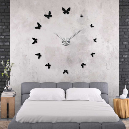Dekorační hodiny motýl s jemným designem - JASON