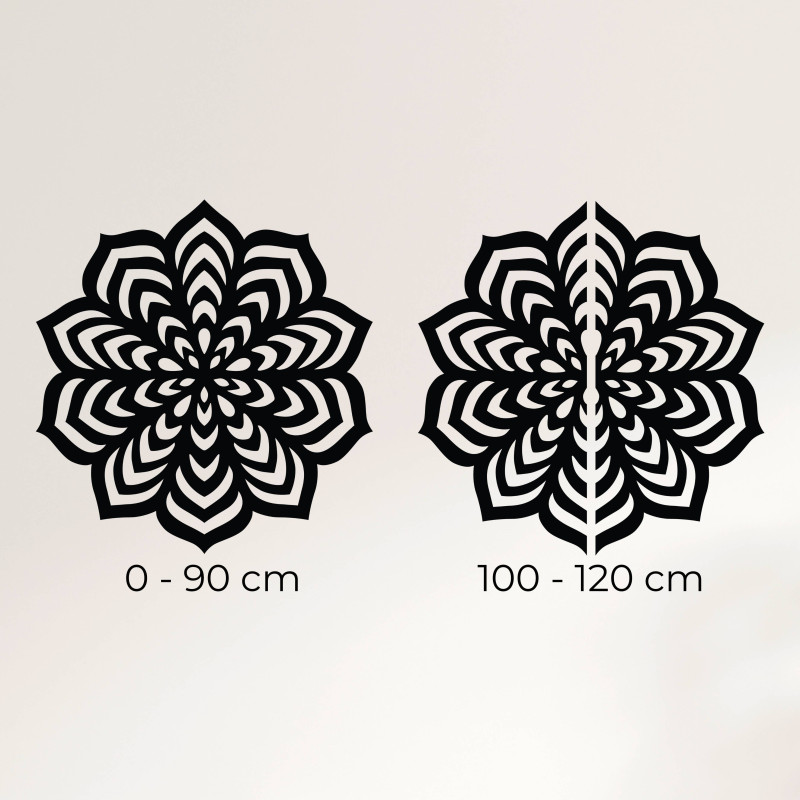 Obraz zachycující dekoraci na stěně pro představu o měřítku a vizuálním vyznění.