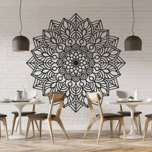 Dekorace inspirovaná přírodními a geometrickými tvary v harmonické kompozici. 2