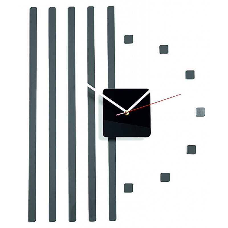 Moderní nástěnné hodiny z plexiskla. Trendy hodiny na zeď jako dárek. Hodiny X-momo. PMMA