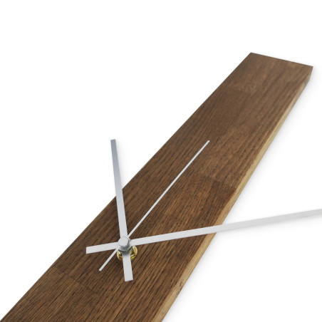 Elegantní dřevěné nástěnné hodiny černý design -TERRA