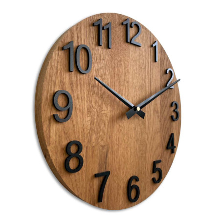 Minimalistické kruhové hodiny s čísly a ručičkami Minimalistické kruhové hodiny s čísly a ručičkami