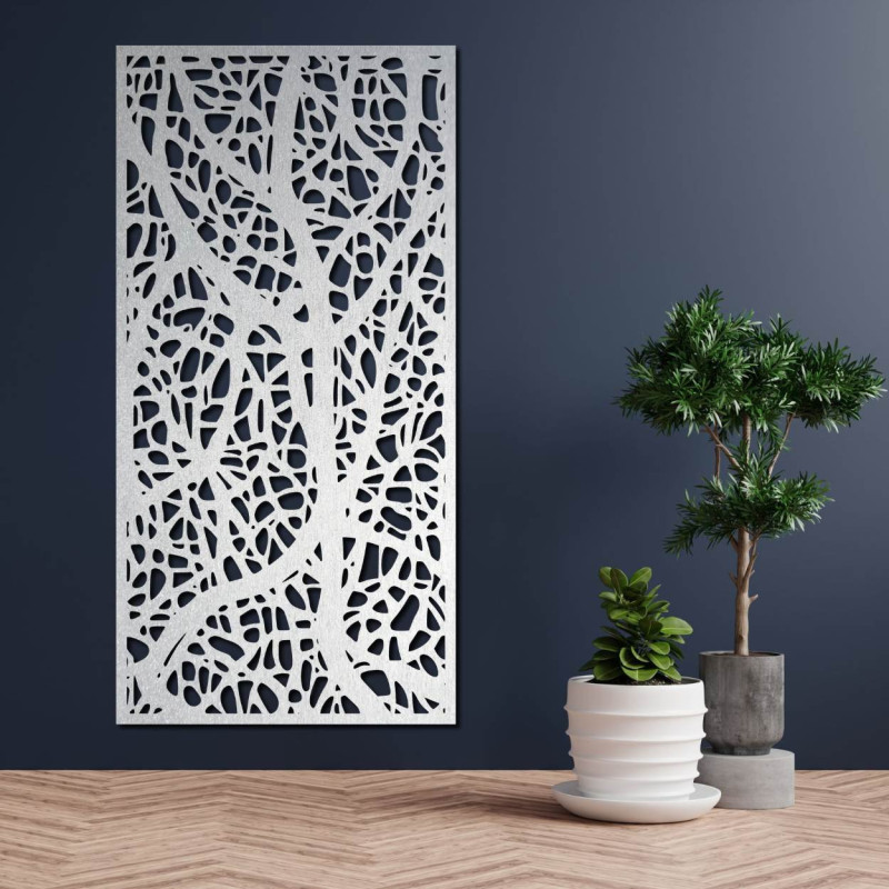 Vyřezávaný dřevěný obraz na zeď, přírodní materiál, dekorace do obývacího pokoje a kanceláře