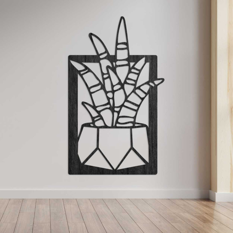 Moderní dřevěné nástěnné hodiny s jednoduchým minimalistickým designem.