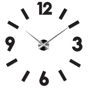 Nalepovací hodiny na zeď DIY z plexiskla, moderní dekorace do obývacího pokoje i kanceláře