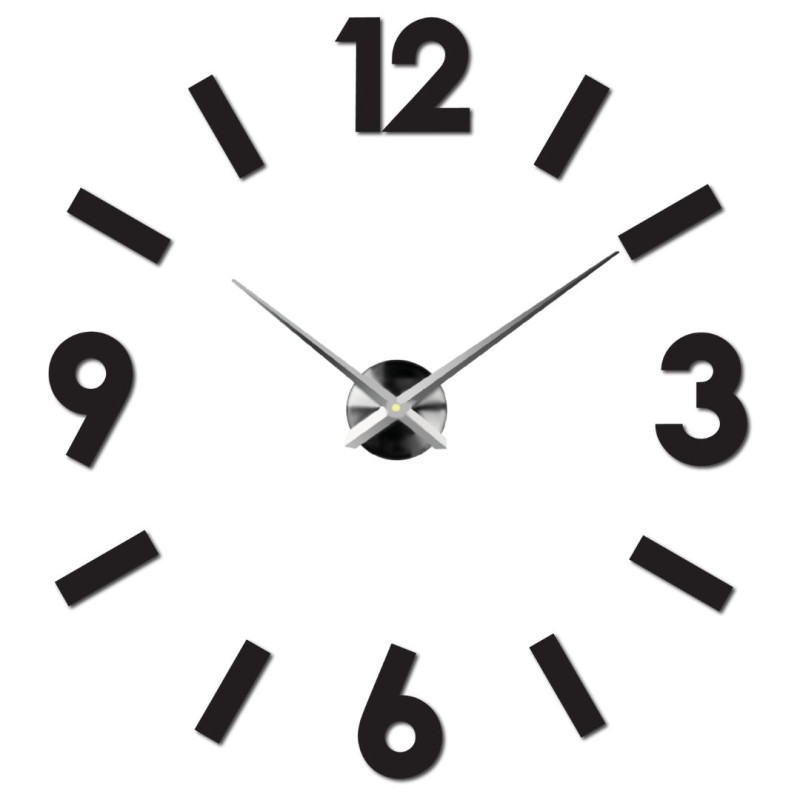 Nalepovací hodiny na zeď DIY z plexiskla, moderní dekorace do obývacího pokoje i kanceláře