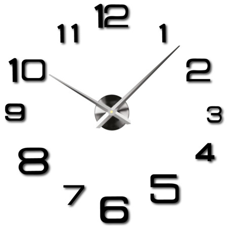 3D Nalepovacie hodiny na stenu DIY - DESING