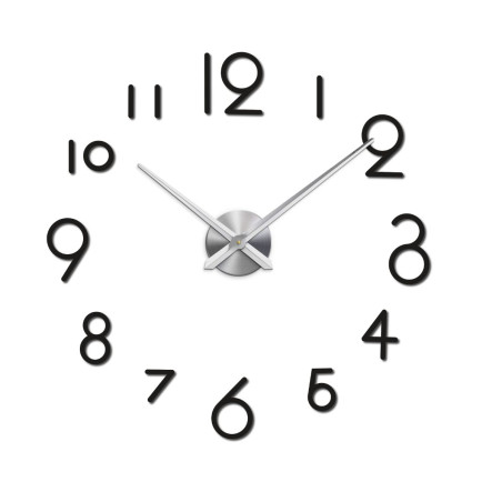 černé Nástěnné hodiny do obývacího pokoje černé Nástěnné hodiny do obývacího pokoje