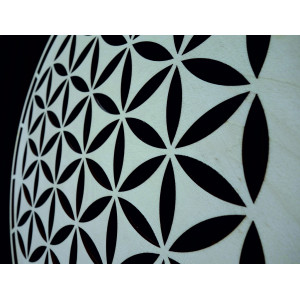 Dřevěná mandala, dekorace na zeď - HAAMONY 2