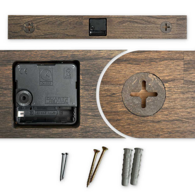 Stylové hodiny z masivního dřeva - KTGHIT