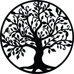 Dekorace na zeď strom života dřevěný obraz z překližky RODINA 2