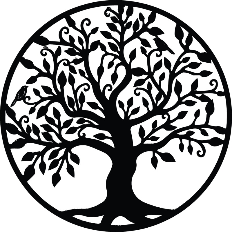 Dřevěný obraz na zeď - Strom života symbolizuje růst