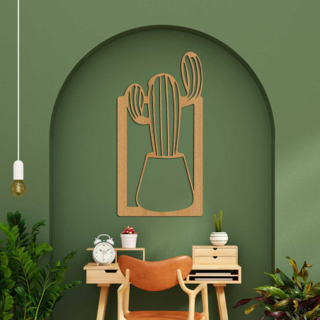 Minimalistický dřevěný obraz do každého interiéru přírodní motiv- DUIO