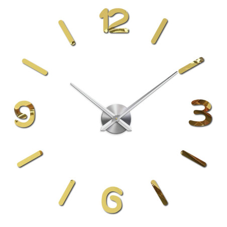 Stylové hodiny z plexiskla, tiché a snadné pro instalaci do každé místnosti.