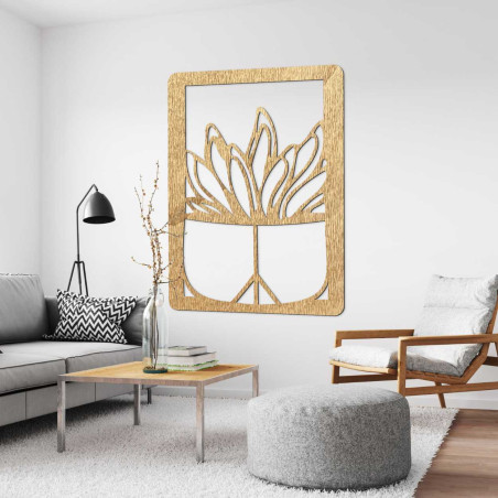 Vyřezávaný obraz na stěnu - KAKTUS TEDENS | SENTOP