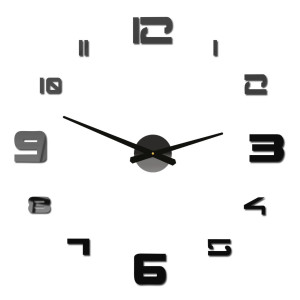 Elegantní hodiny z plexiskla, nastavitelný průměr do 130 cm. 2