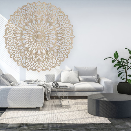 Dřevěný obraz. Květ života je symbol, který představuje harmonii. Dřevěný obraz. Květ života je symbol, který představuje harmonii.