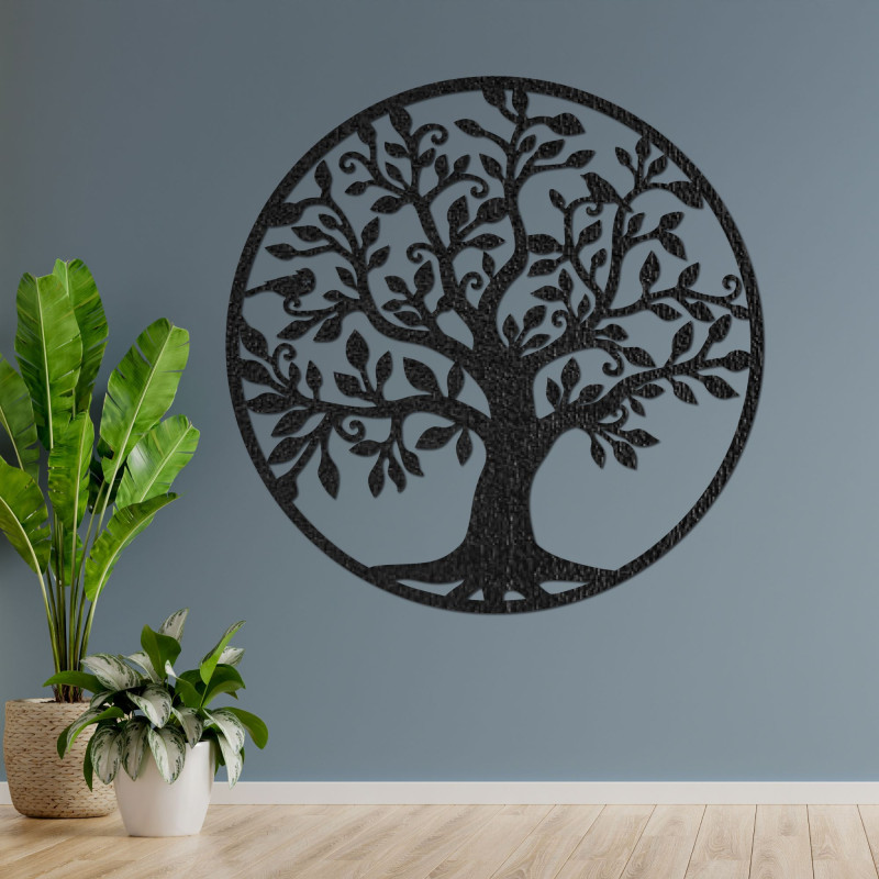 Dřevěný strom života a harmonie