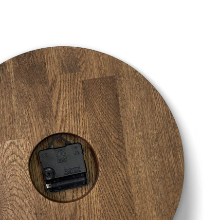 Ručně vyrobené nástěnné hodiny ze solidního dubu - MAHKO